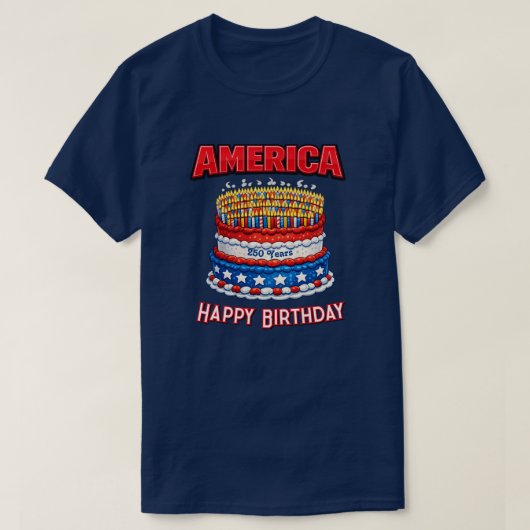 T-Shirt 250 Ans USA -32d (Design devant)
