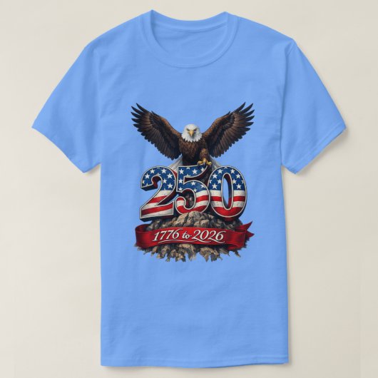 T-shirt 250 Ans USA -5 (Design devant)
