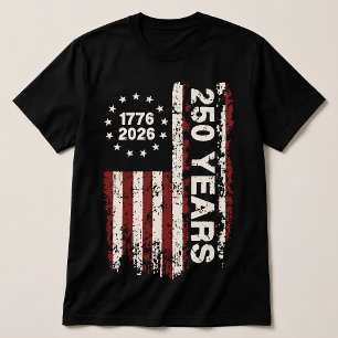 T-shirt 250 Ans USA Anniversaire 250e Fête de l'Indépendan