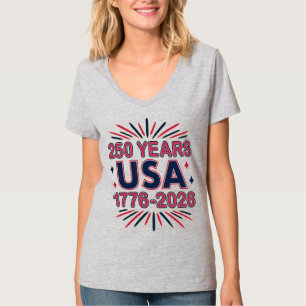 T-shirt 250 ans USA Semiquinentenaire 1776-2026