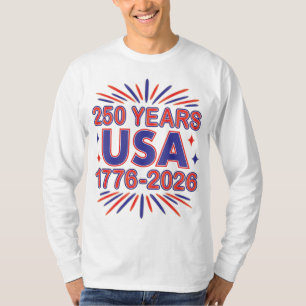 T-shirt 250 ans USA   Semiquinentenaire 1776-2026