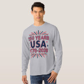 T-shirt 250 ans USA | Semiquinentenaire 1776-2026 (Devant entier)