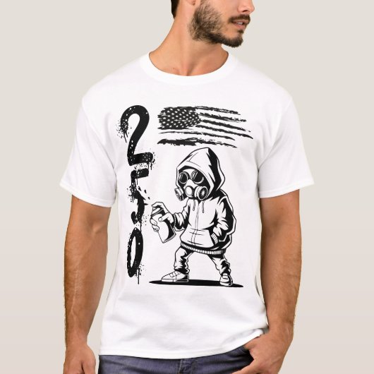 T-shirt 250 Years of Freedom Funny Eagle 4th of July 2026 (Devant)