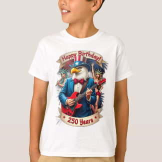 T-shirt 250e anniversaire de l'Indépendance des États-Unis