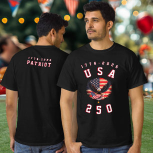 T-shirt 250e anniversaire des États-Unis USA 250 1776 2026