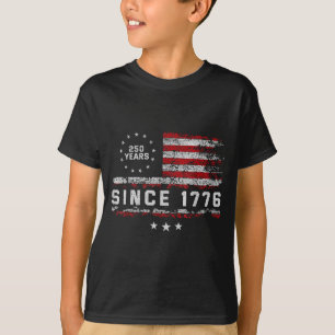 T-shirt 250e anniversaire États-Unis 250 ans 4 juillet