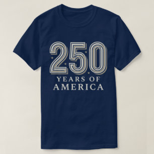 T-shirt 250e Anniversaire États-Unis 250 Ans d'Amérique Vi