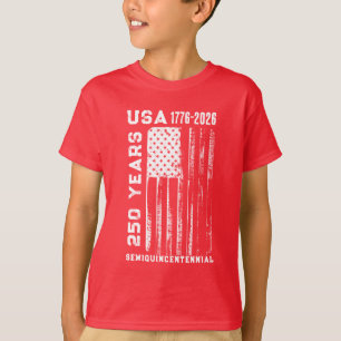 T-Shirt 250e anniversaire États-Unis 4 juillet