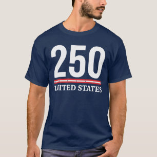 T-shirt 250e anniversaire USA 250 États-Unis Patriotique