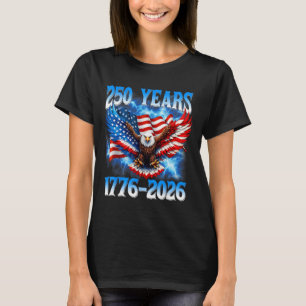 T-shirt 250e anniversaire Usa Aigle patriotique 250 ans 4t