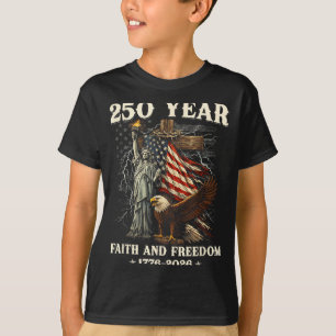 T-shirt 250e anniversaire USA Patriotique 250 ans Américai