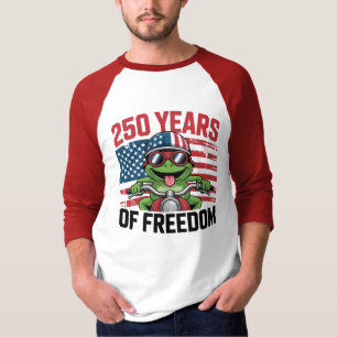 T-shirt 250e Indépendance Américaine 1776–2026 Patriote É-