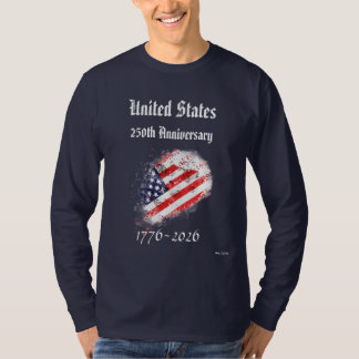 T-shirt 250ste verjaardag VS