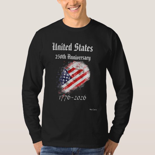 T-shirt 250th USA Anniversary (Devant)