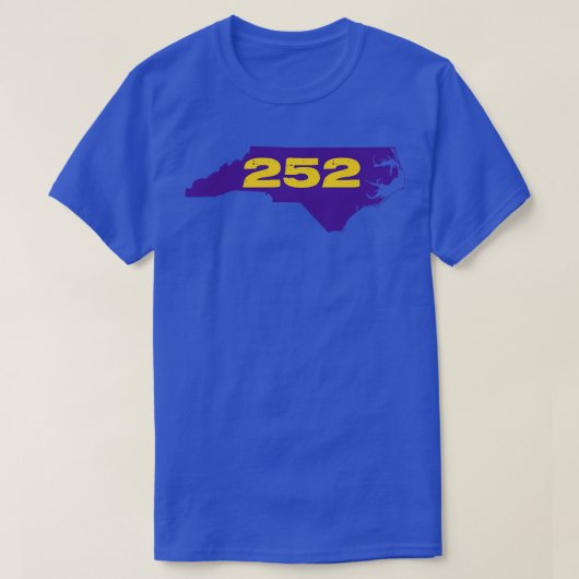 T-shirt 252 Purple et Or (Design devant)