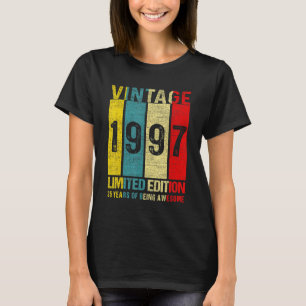 T-shirt 25 Anniversaire Vintage 1997 Edition limitée 25 an