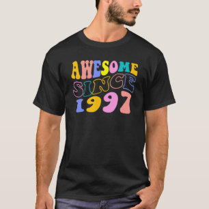 T-shirt 25 Ans 25e Anniversaire Décoration Awesome Sinc