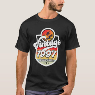 T-shirt 25 Ans Vintage 1997 Limited Edition 25E Bir