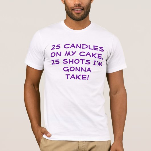 T-shirt 25 et encore vivant ! (Devant)