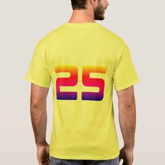 T-shirt 25 Fierté (Dos)