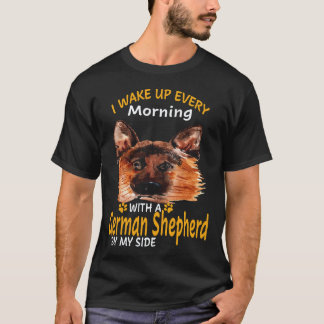 T-shirt 25 Je me réveille chaque matin avec un berger alle