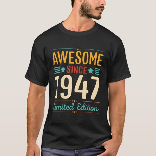 T-shirt 25 Magnifique Depuis 1998 25E (Devant)