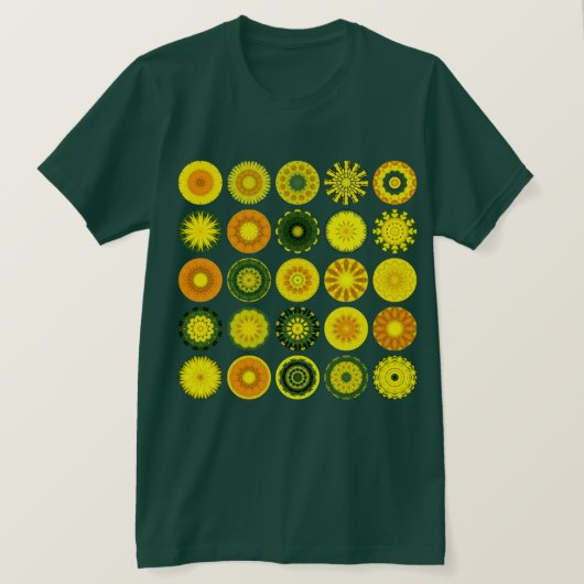 T-shirt 25 Mandalas I - Customisé (Design devant)