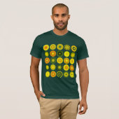 T-shirt 25 Mandalas I - Customisé (Devant entier)