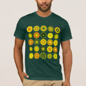T-shirt 25 Mandalas I - Customisé (Devant)