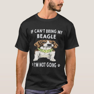 T-shirt 25 Si je ne peux pas emmener mon Beagle, je ne vai