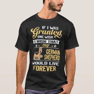 T-shirt 25 Si j'étais accordé un vœu je souhaite que mon a