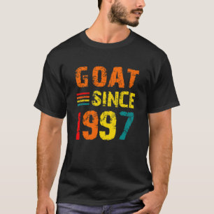 T-shirt 25e anniversaire 25 ans chèvre depuis 1997