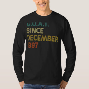 T-shirt 25e anniversaire 25 ans chèvre depuis décembre 199