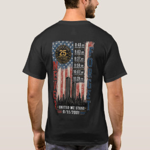 T-shirt 25e anniversaire du 11 septembre