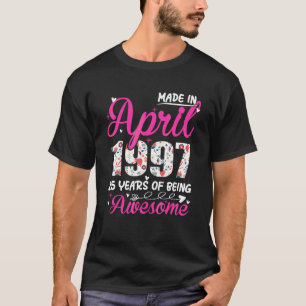 T-shirt 25e anniversaire stupéfiant depuis avril 1997 Flor