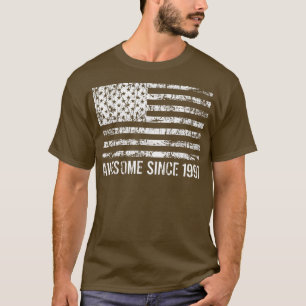 T-shirt 25e anniversaire, vintage usa, Awesome depuis 1997