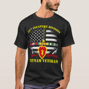 T-shirt 25e division d'infanterie Viêt Nam Vétéran Tee