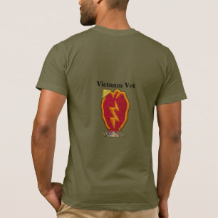 T-shirt 25e ID Division d'infanterie Vettes d'anciens comb