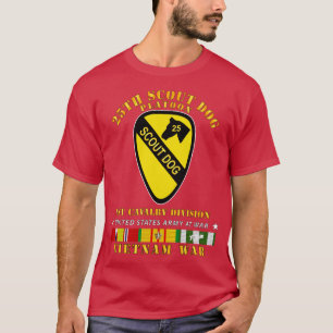 T-shirt 25e Peloton de chiens scout 1er Cav VN SVC
