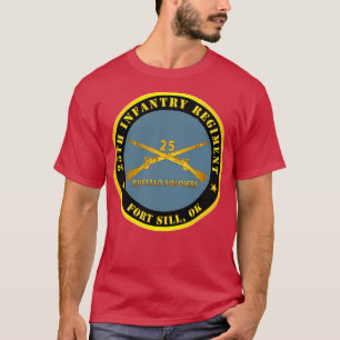 T-shirt 25e régiment d'infanterie Fort Sill OK Buffalo Sol