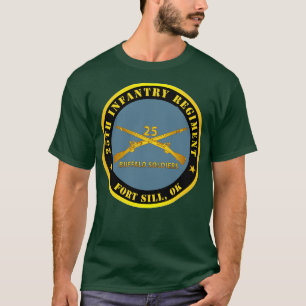 T-shirt 25e régiment d'infanterie Fort Sill OK Buffalo Sol