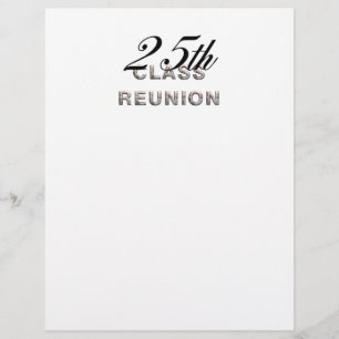 T-SHIRT 25th Class Reunion Flyer