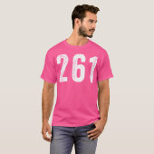 T-shirt 261 Course Féministe (Devant entier)