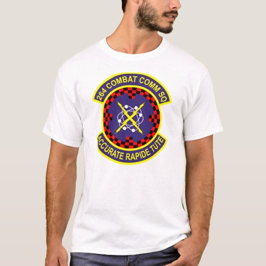 T-shirt 264th Escadron de communications de combat (Devant)