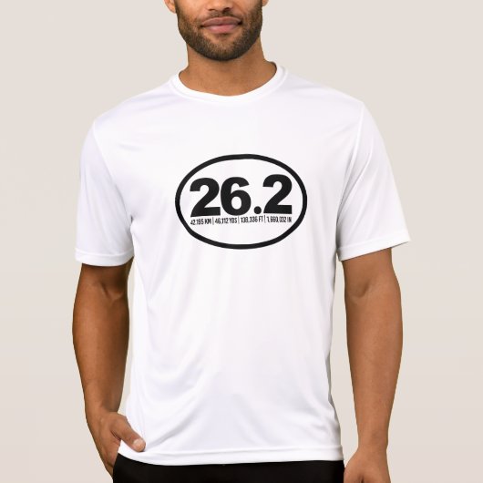 T-shirt 26,2 Marathonien (Devant)