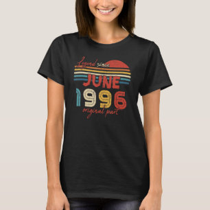 T-shirt 26 Anniversaire Légende depuis juin 1996 Partie or