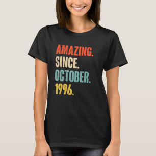 T-shirt 26 Ans 26 Ans Extraordinaire depuis le 1er octobre