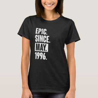 T-shirt 26 Ans 26e Anniversaire Épique Depuis Mai 1996