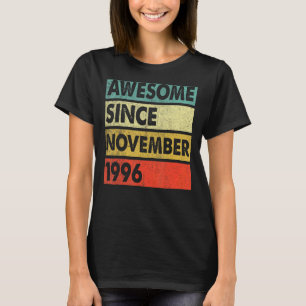 T-shirt 26 Ans Awesome Depuis Novembre 1996 26th Bir