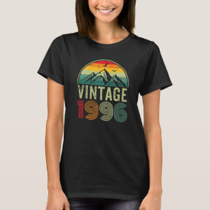 T-shirt 26 ans Vintage 1996 26e anniversaire 1